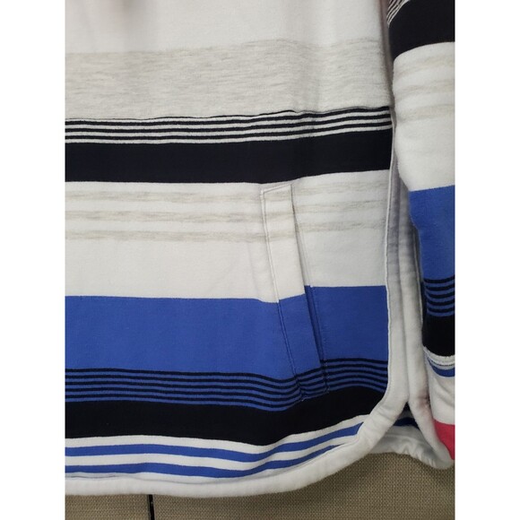 T by Talbots Cotton Blend Funnel Neck Pullover Sweatshirt with Pockets Size Med - Picture 4 of 6